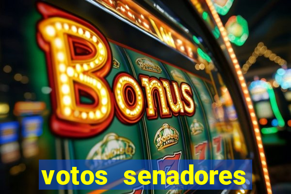 votos senadores impeachment moraes